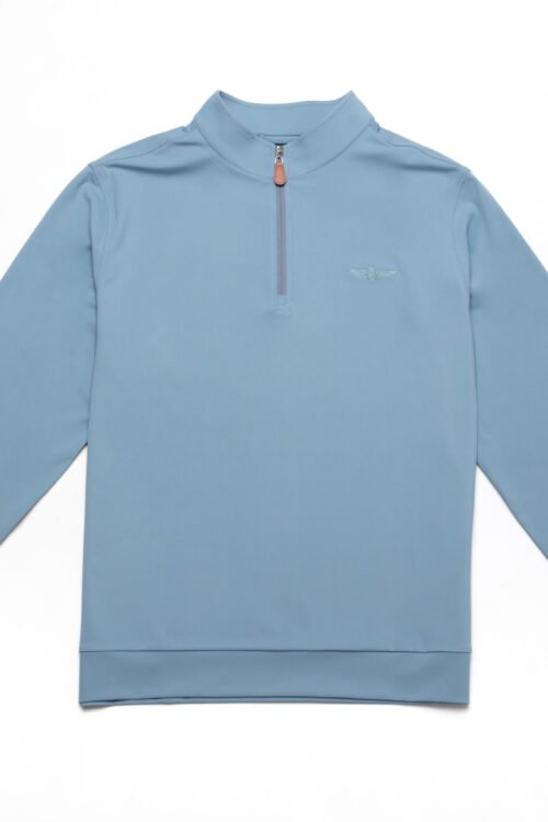 FM Pacific Performance Quarter Zip – Coastal Blue